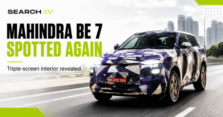 Mahindra BE 07 Electric SUV Spied Testing