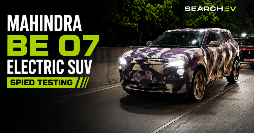 Mahindra BE 07 Electric SUV Spied Testing