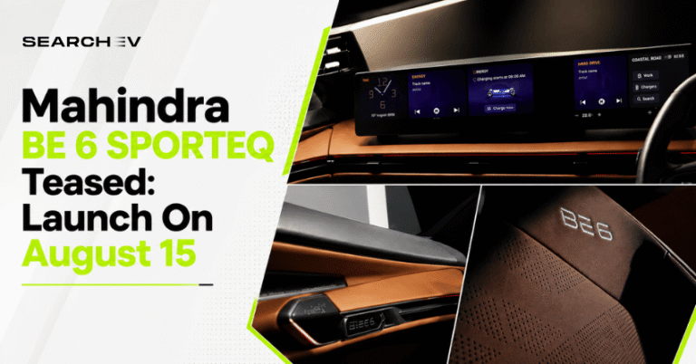 Mahindra BE 6 Sporteq Teased