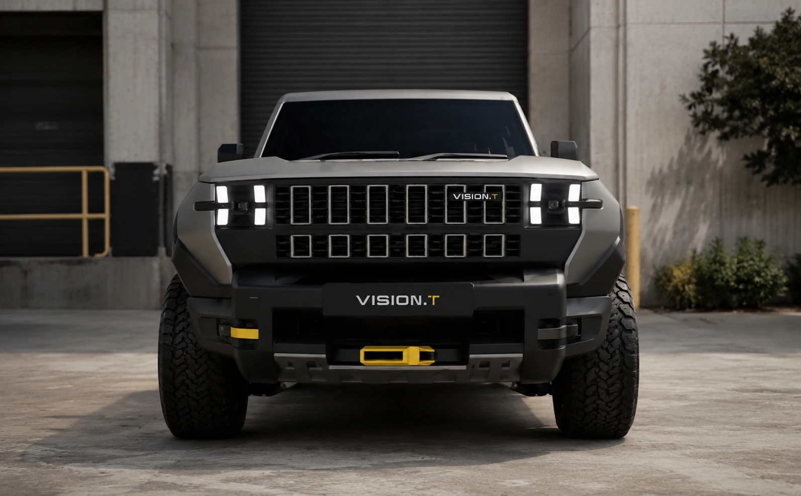 Mahindra Vision T grille