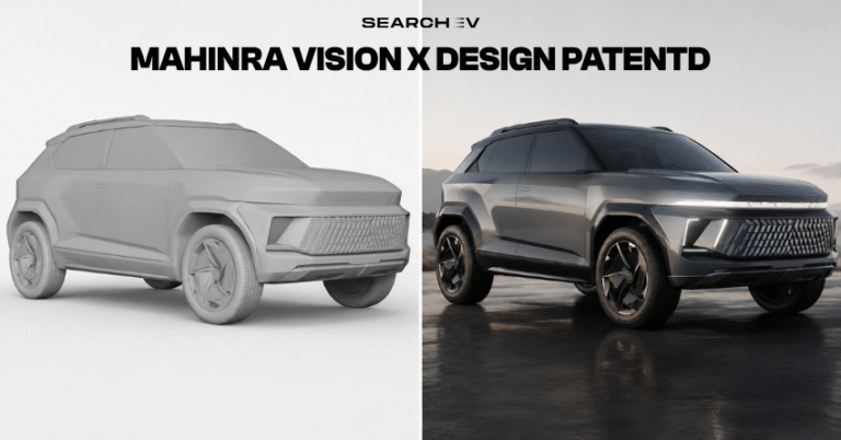 Mahindra Vision X Design Patented