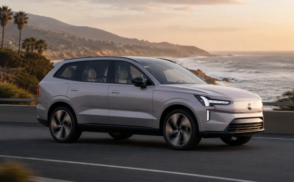 Volvo EX90 Aurora Silver
