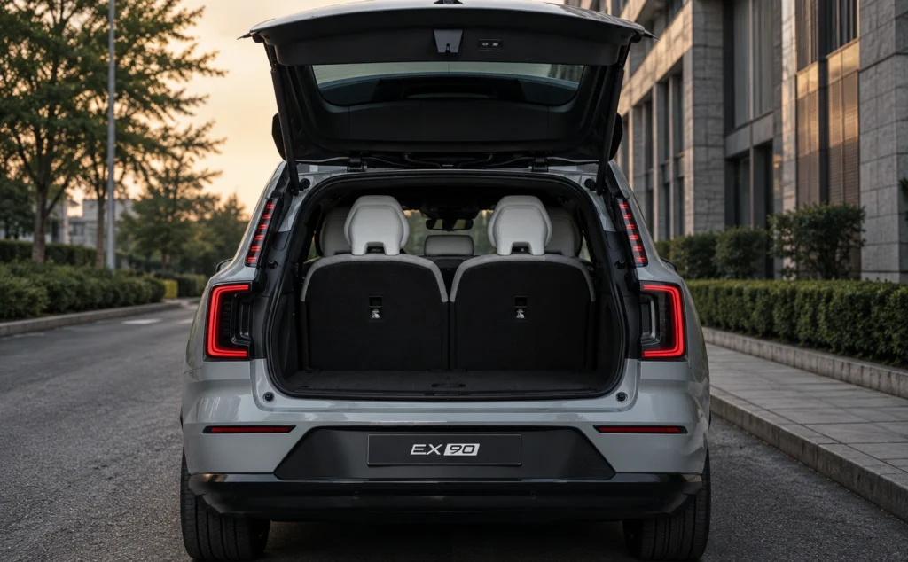 Volvo EX90 bootspace