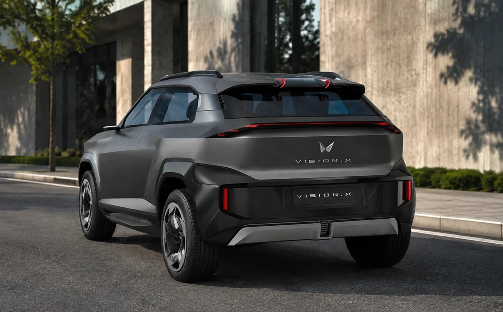Mahindra vision X Back