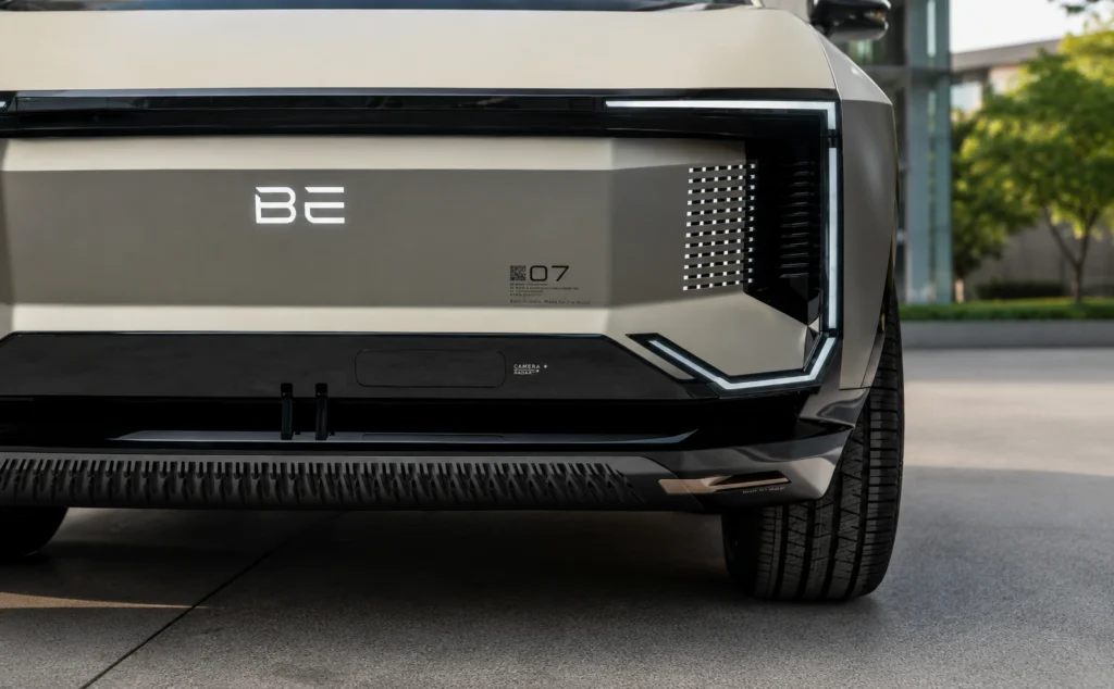 Mahindra BE 07 headlamps