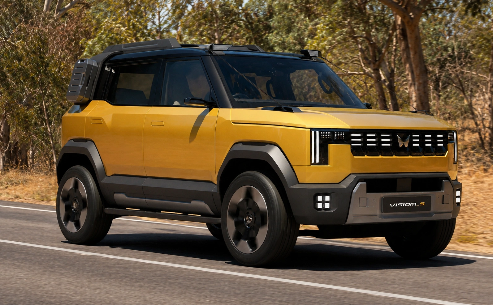 Mahindra vision S side