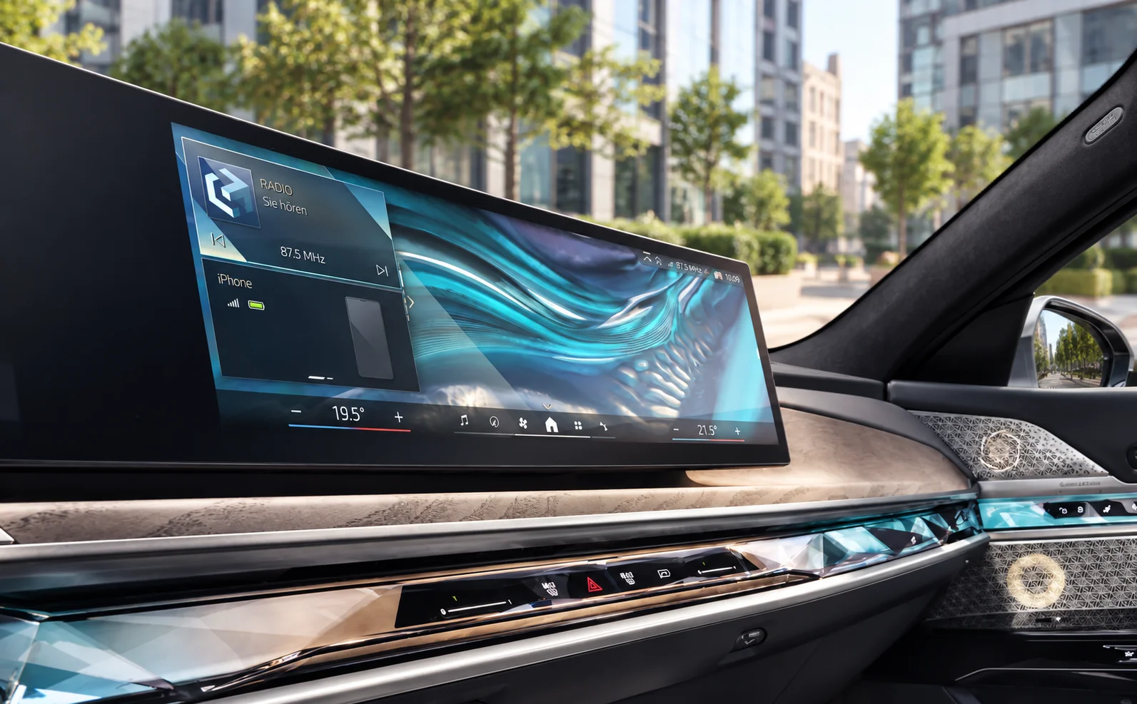 BMW i7 display