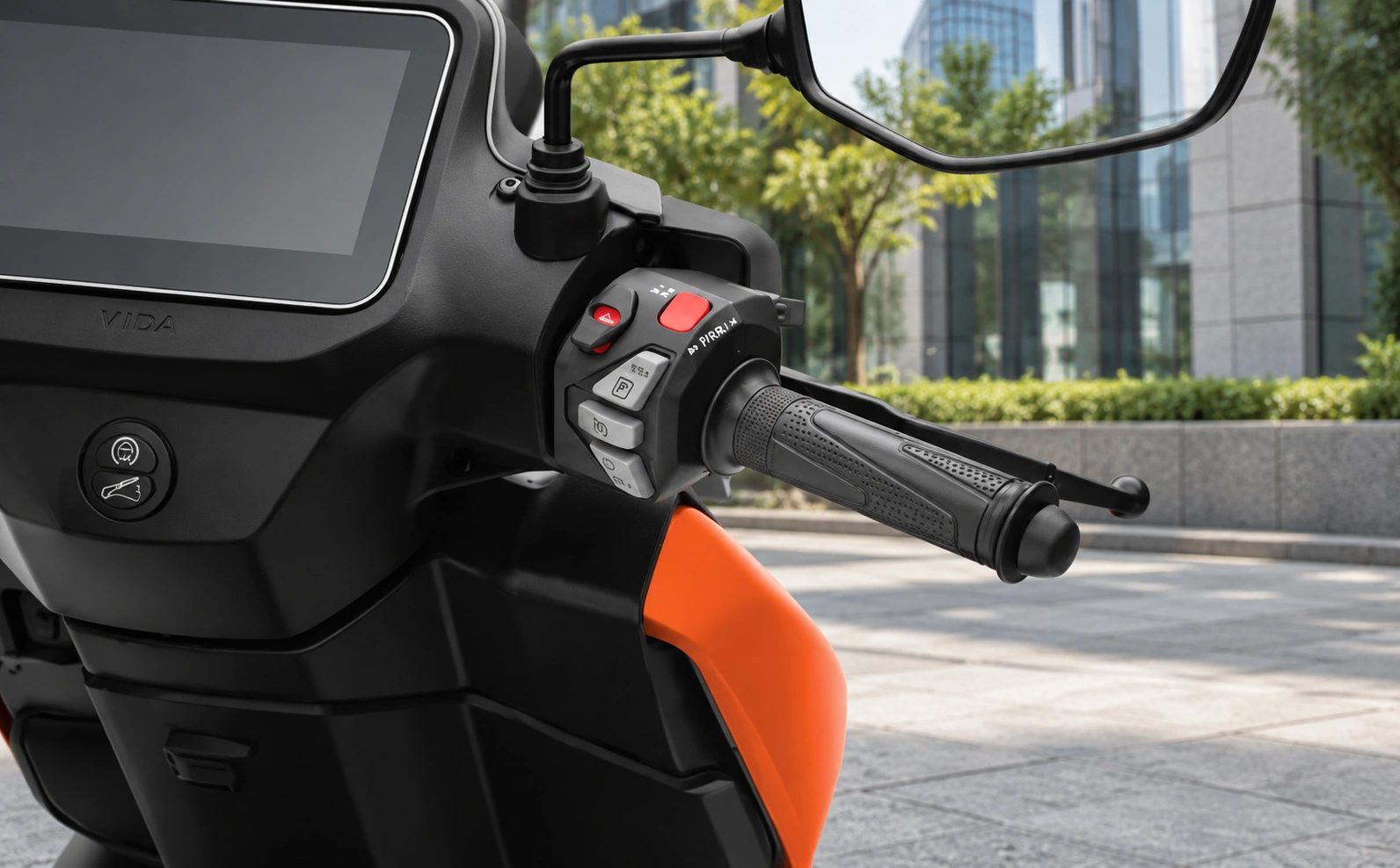 Hero Vida V2 plus button right