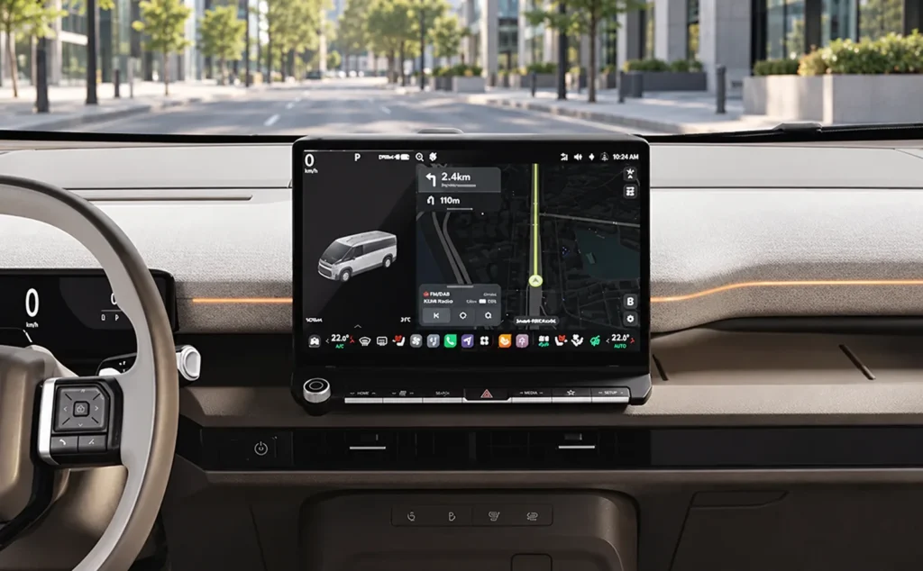 KIA PV 7 display 3