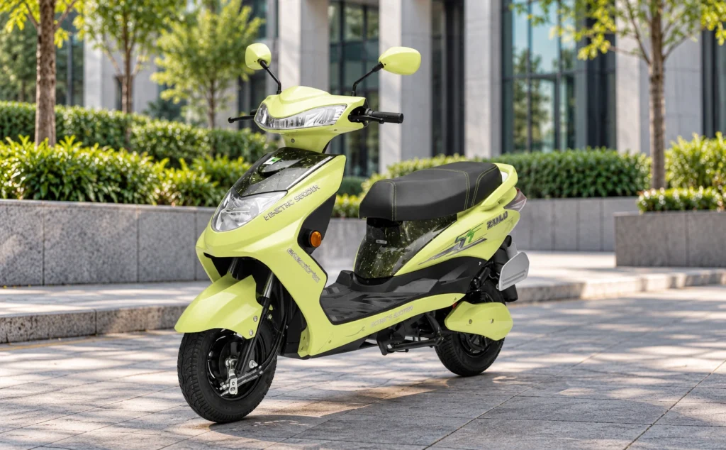 Kinetic Green E-Zulu Signature Edition front left