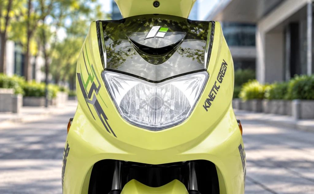 Kinetic Green E-Zulu Signature Edition headlight