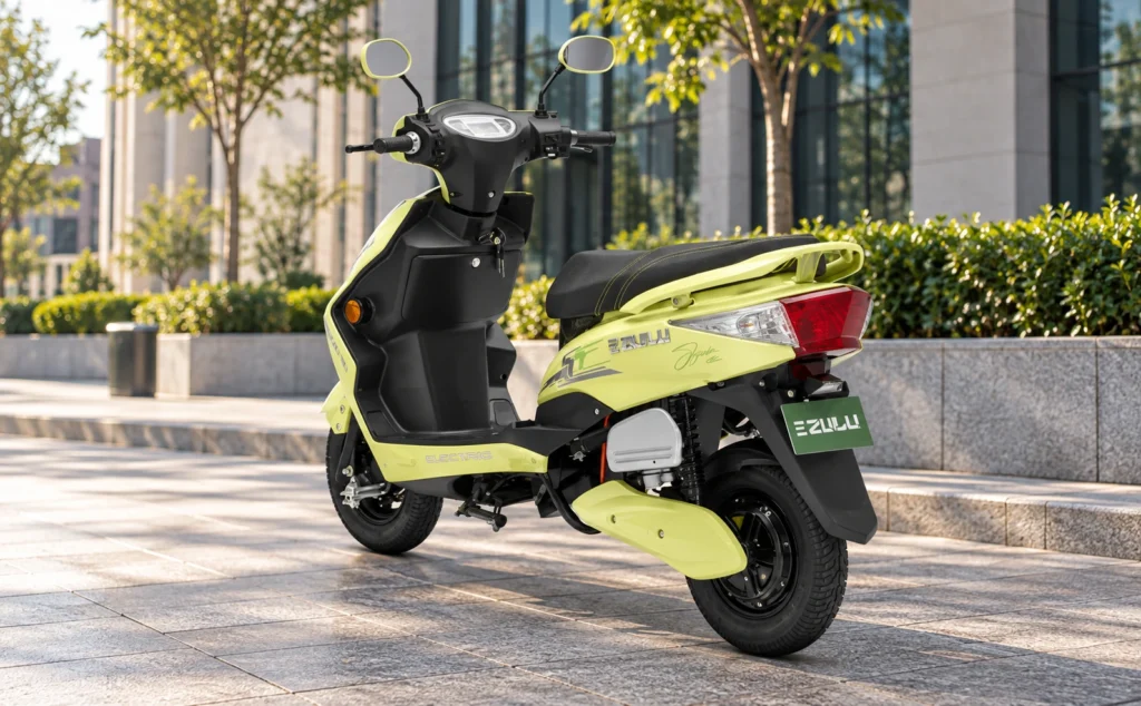 Kinetic Green E-Zulu Signature Edition rear left