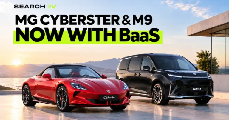 MG Cyberster and M9 Now Available With BaaS Pricing in India-Image