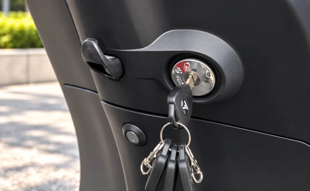 PURE EV Epluto 7G Max key and hook