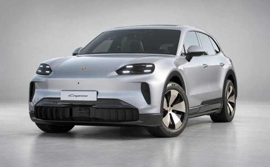 Porsche cayenne electric Carrara White Metallic