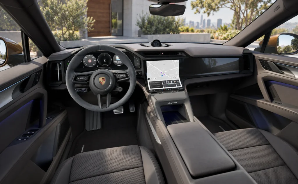 Porsche cayenne electric Club leather interior Espresso