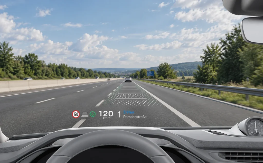 Porsche cayenne electric HUD