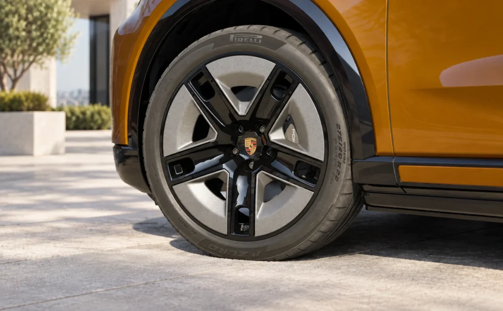 Porsche cayenne electric alloy 5