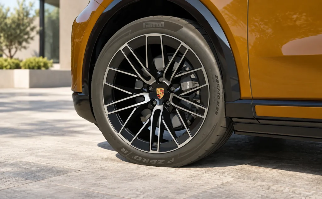 Porsche cayenne electric alloy 6