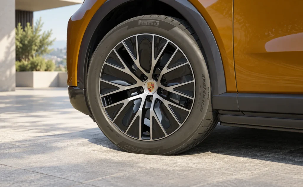 Porsche cayenne electric alloy 7
