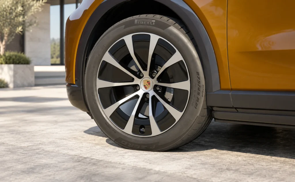 Porsche cayenne electric alloy 9
