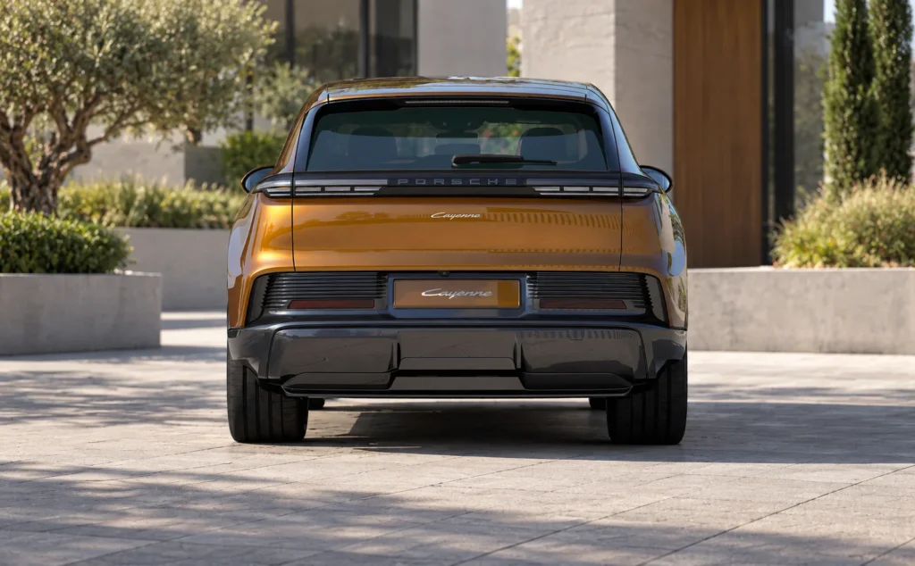 Porsche cayenne electric back side