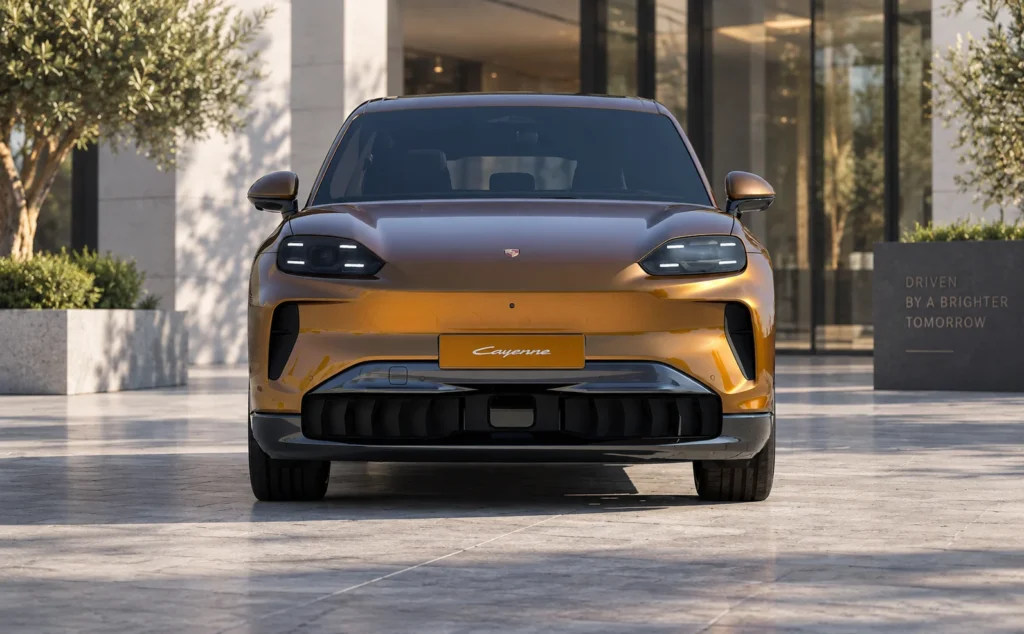 Porsche cayenne electric front