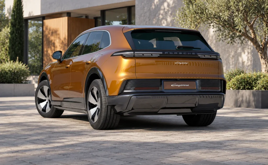 Porsche cayenne electric side back