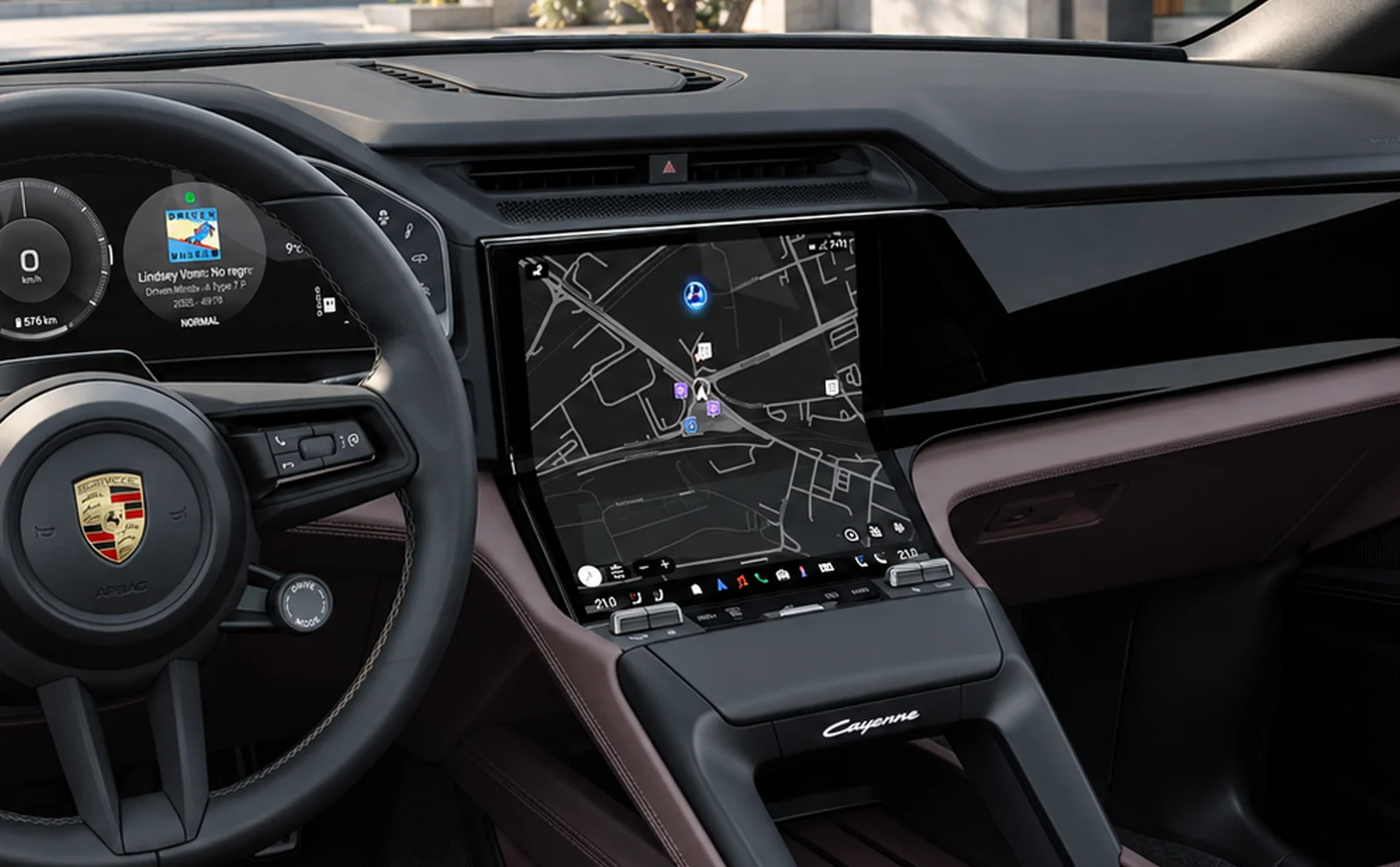 Porsche cayenne electric touch screen