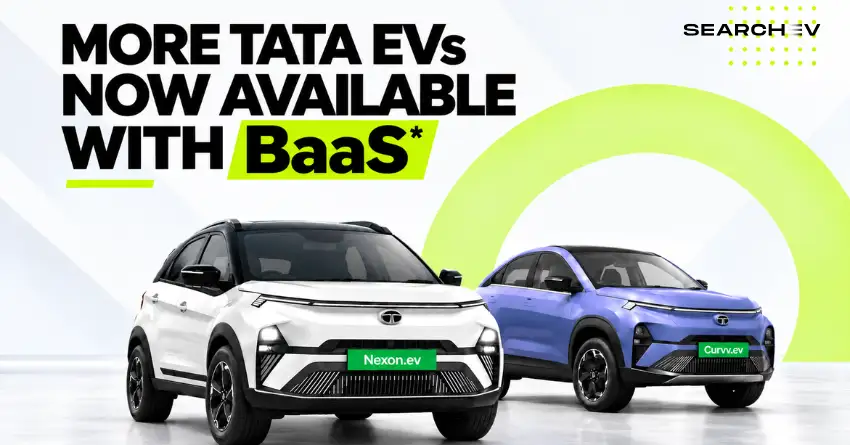Tata Nexon, Curvv EV, Sierra EV, and Harrier EV Now Available With BaaS-image