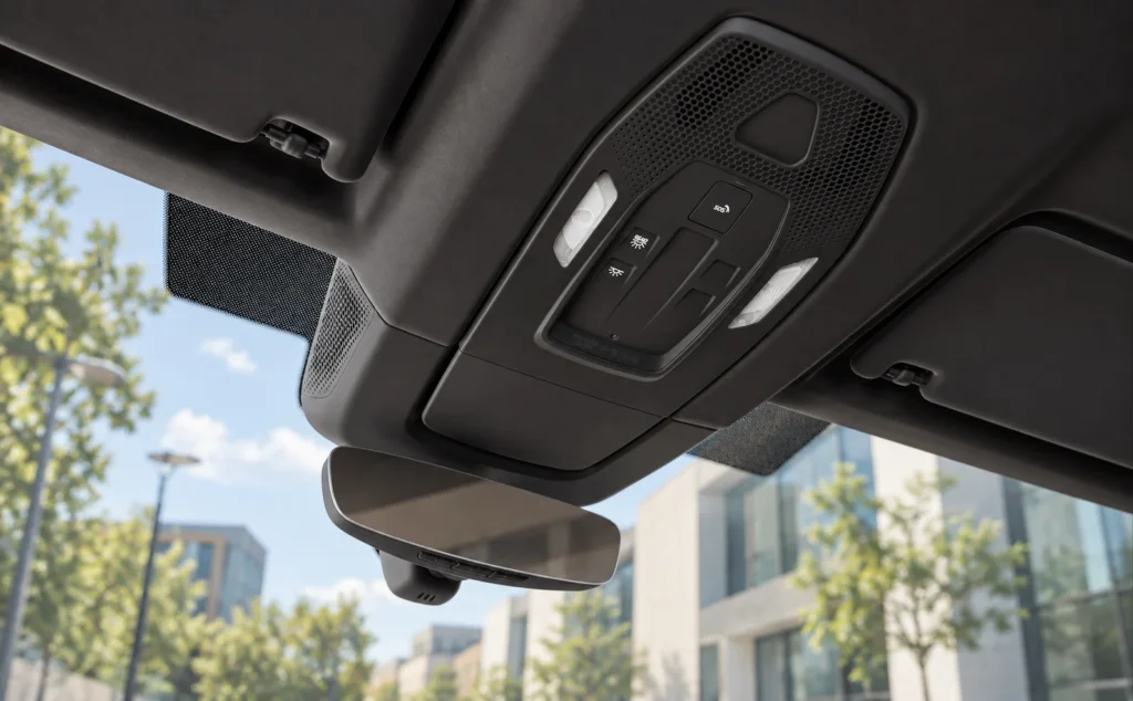 porsche macan electric Automatically dimming interior and exterior mirrors