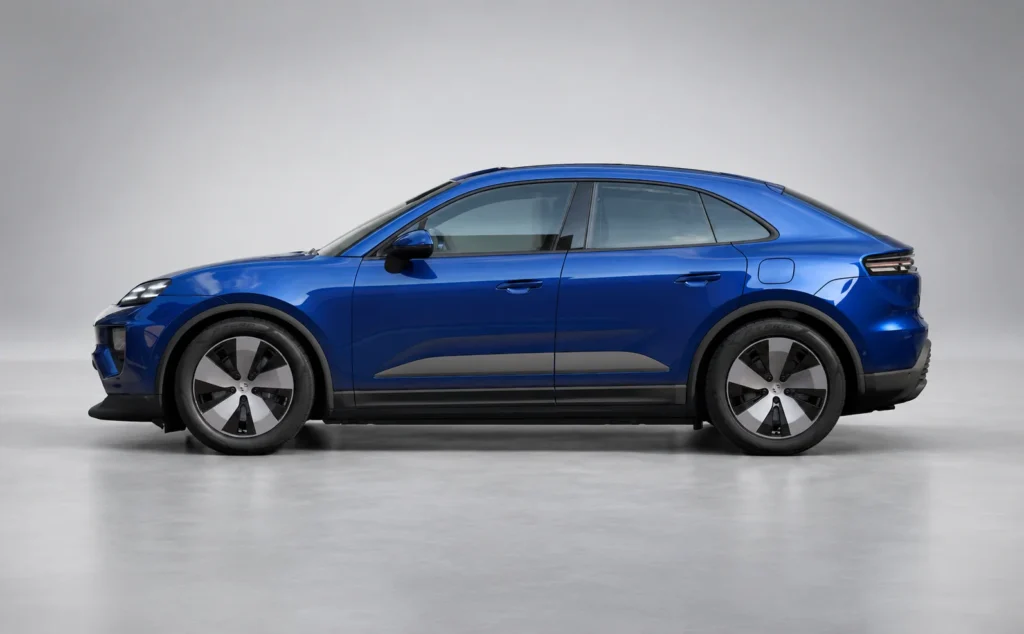 porsche macan electric Gentian Blue Metallic