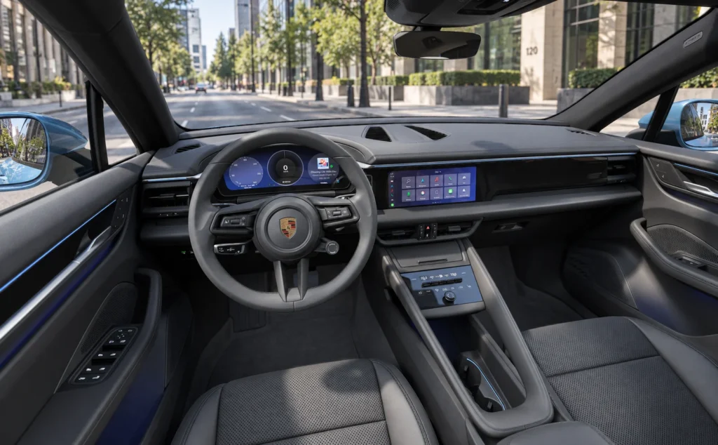 porsche macan electric Leather Package in Black
