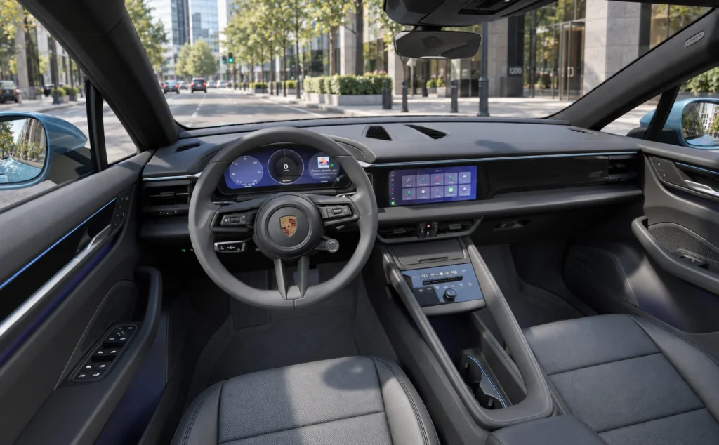porsche macan electric Standard Interior in Black_