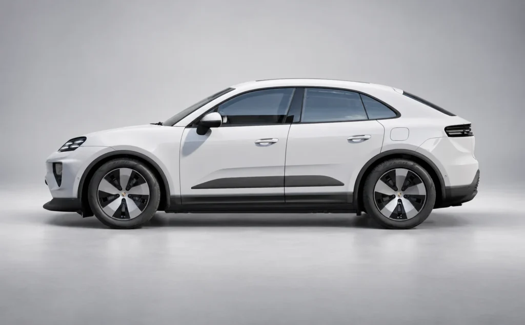 porsche macan electric White