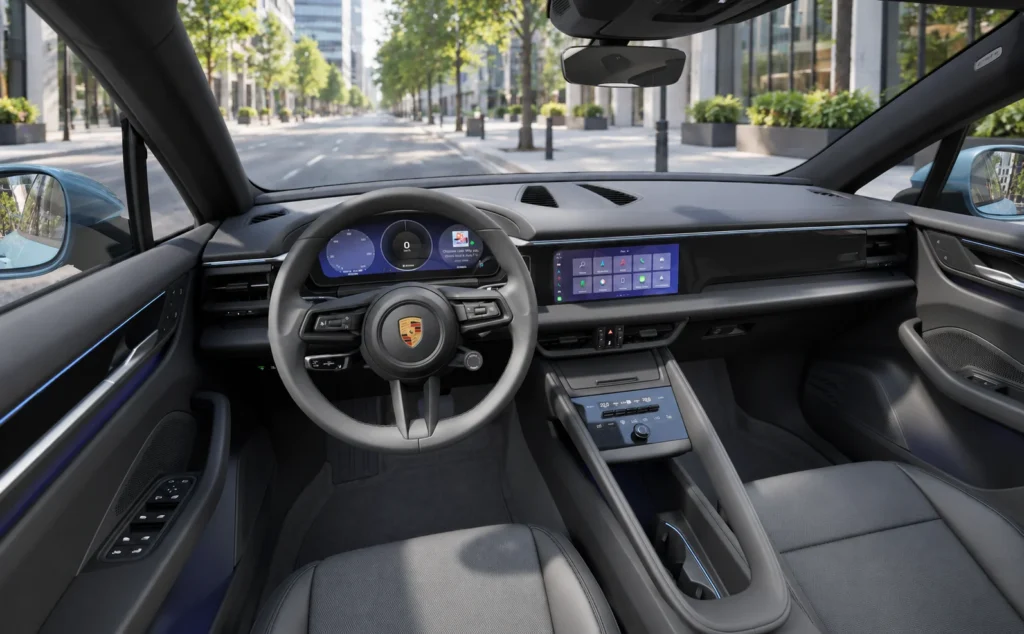 porsche macan electric cabin