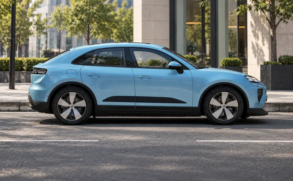 porsche macan electric side right