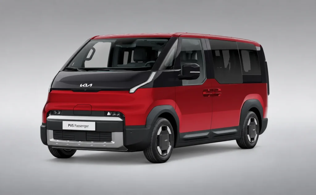Kia PV5 red