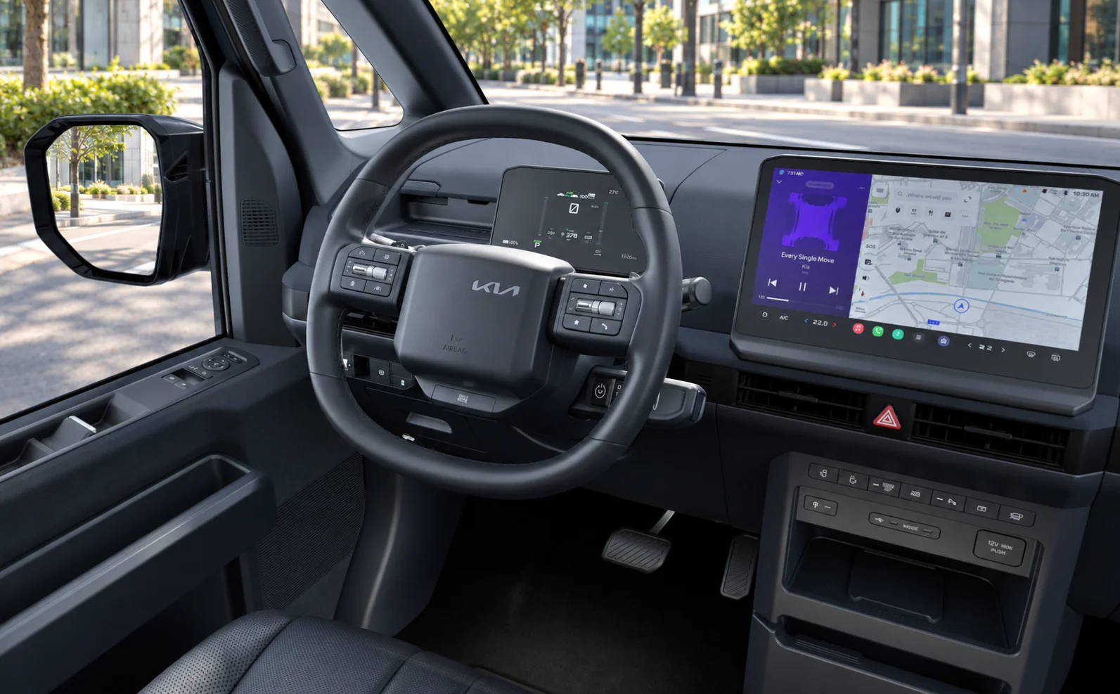 Kia PV5 steering
