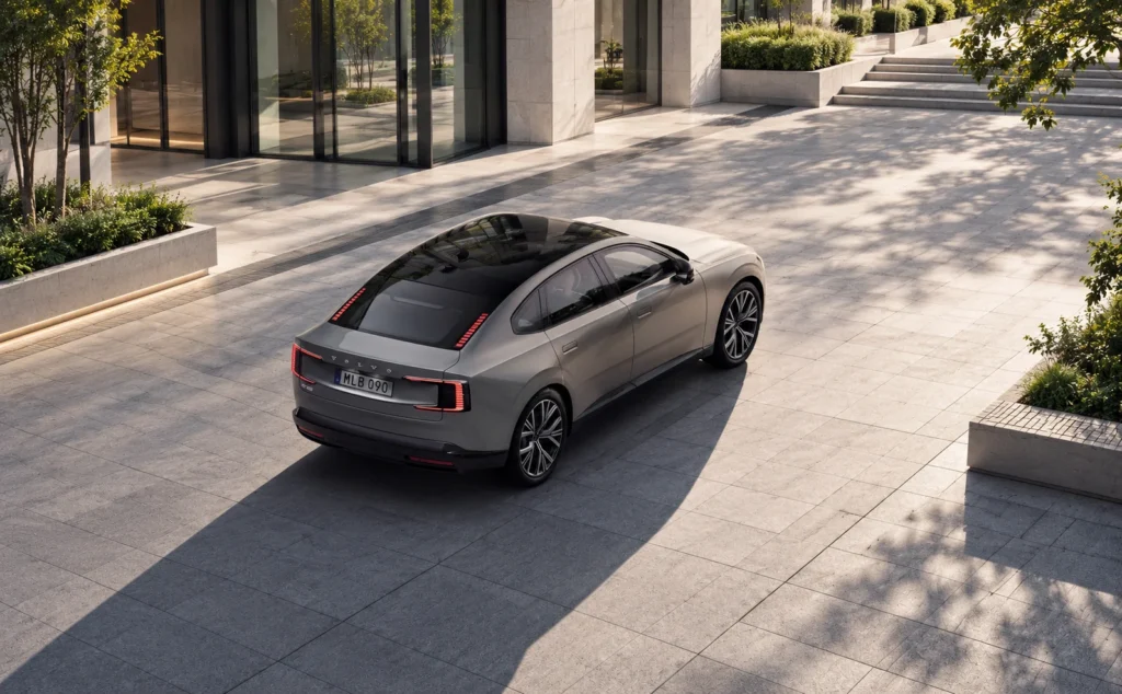 Volvo at a modern city forecourt-6