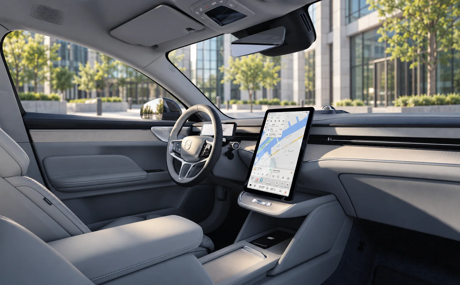 Volvo cabin, modern business district-19