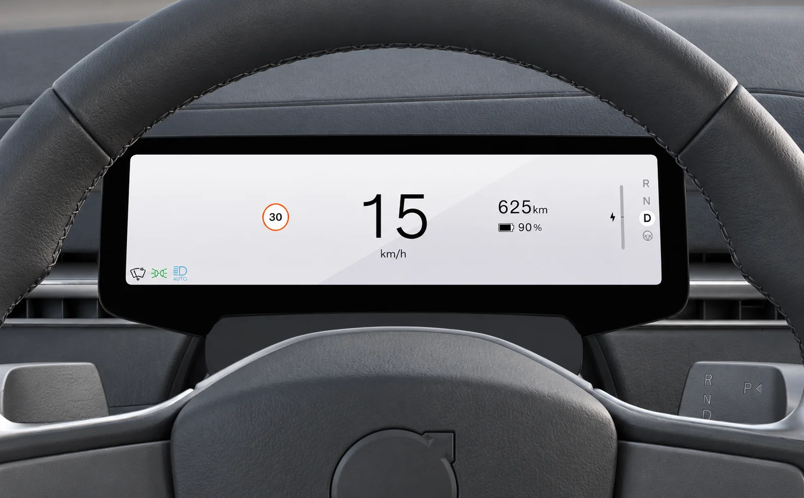 Volvo es90 drivers display